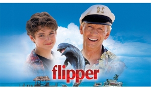 Young Elijah Wood + Crocodile Dundee + a sassy dolphin friend = A film for the ages. (Photo credit: http://ow.ly/OfSqL)